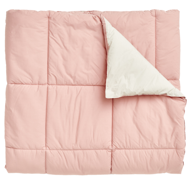 MOONA Tagesdecke 160x260 rose powder/mulberry